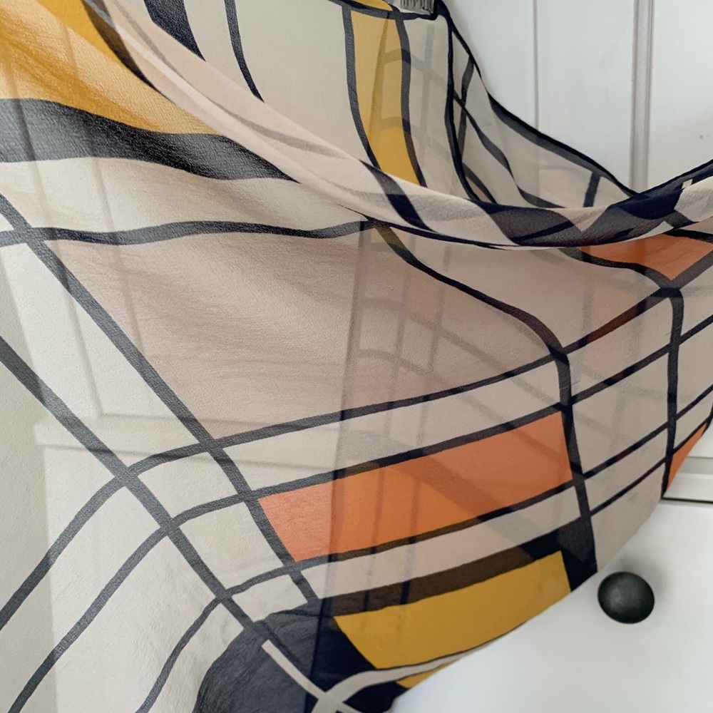 Club Monaco 70s inspired scarf